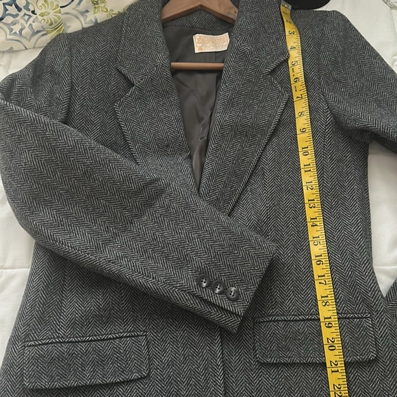 Pendleton 100% Pure Virgin Wool Single Button Blazer, Size 10 - Picture 11 of 12